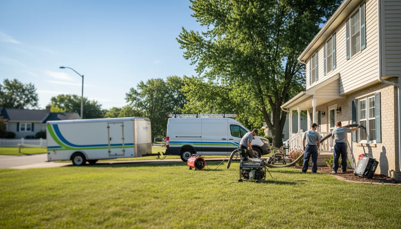 Flooded Basement Restoration And Cleanup With Repair in Clio, IA near me